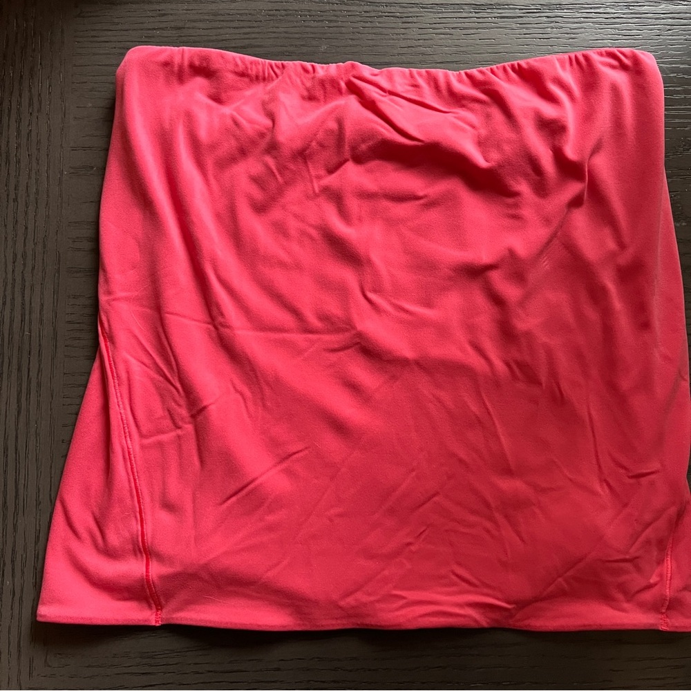 Lululemon wundermost ultra soft nulu tube top L Glaze Pink